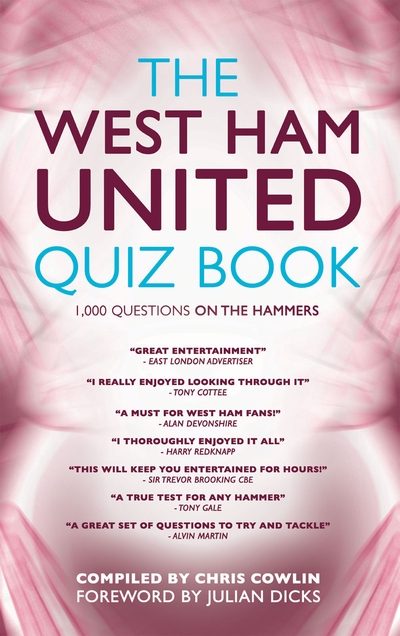 The West Ham United Quiz Book 出版公司:Apex Publishing Limited 作者:by Chris Cowlin 類型:休閒生活-笑話謎語心理測驗 EPUB電子書 英文版