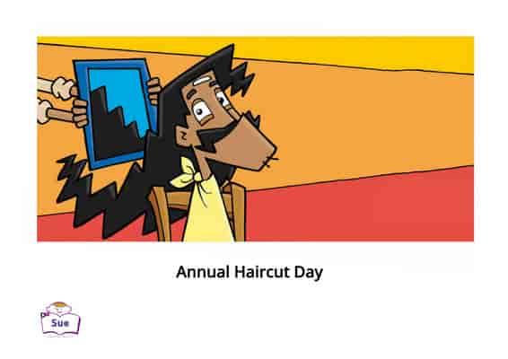 Annual Haircut Day[有聲書] 出版公司:Pratham Books 作者:Rohini Nilekani 類型:親子童書-兒童繪本 有聲書(含PDF電子書) 英文版