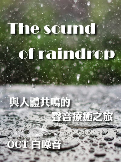 與人體共鳴的聲音療癒之旅 OCT 白噪音 The sound of raindrop(說書)[有聲書] 出版公司:十月科技文創/愛播聽書FM 作者:OCT 白噪音-十月科技創 類型:醫藥養生-特殊療法 語音教學 中文發音 繁體中文版