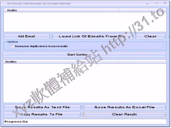 Sobolsoft Sort Email Addresses By Domain Name v7.0 英文正式版(電子郵件地址排序軟體)