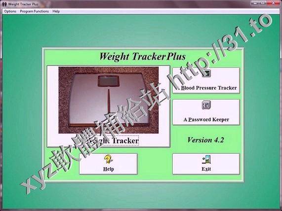 Reg Software Weight Tracker Plus v5.0 英文正式版(簡單化體重數據的記錄軟體)