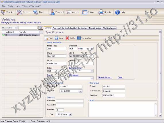 Kaizen Software Vehicle Manager 2012 Fleet Network Edition v2.0.1141.0 英文正式版(車輛管理軟體)