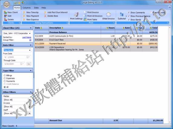 Chaos Software Legal Billing v7.5.1.3 英文正式版(聯繫人管理軟體)