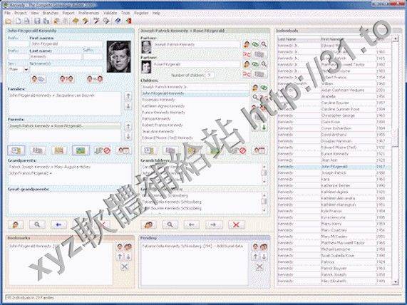 The Complete Genealogy Reporter v2012.120801 英文正式版(族譜創建和管理維護軟體)