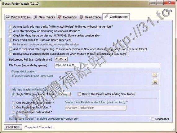 ITunes Folder Watch v2.1.14 英文正式版(文件管理軟體)