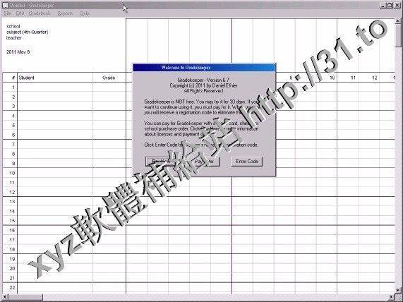 Gradekeeper v7.0 for Windows 英文正式版(年級手冊管理軟體)