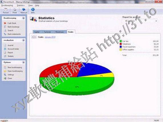 Softwarenetz Cash Book v8.00 英文正式版(現金收支記錄管理工具軟體)