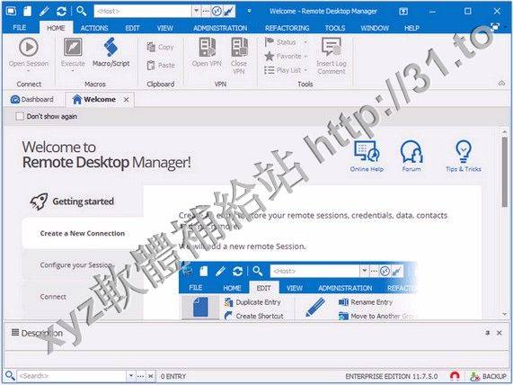 Devolutions Remote Desktop Manager Enterprise Edition v12.5.11.0 英文正式版(遠程管理服務器軟體)