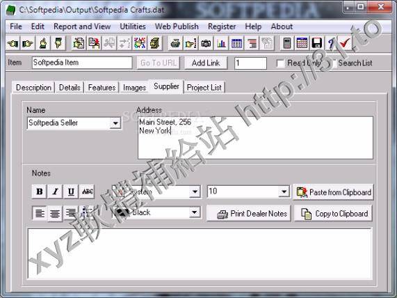 Data Tracker for Crafts v1.15 英文正式版(手工藝用品軟體)