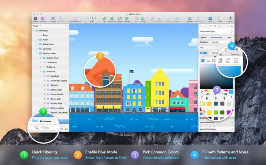 Sketch 55.2 For Mac 向量繪圖軟體 英文版(蘋果電腦專用)