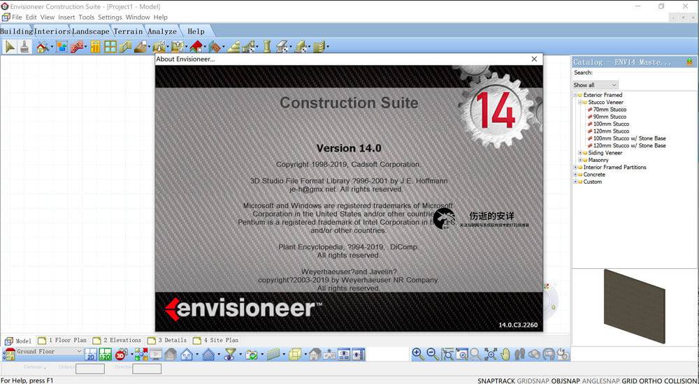 Cadsoft Envisioneer Construction Suite 14.0 建築資訊模型設計 英文版(DVD版)