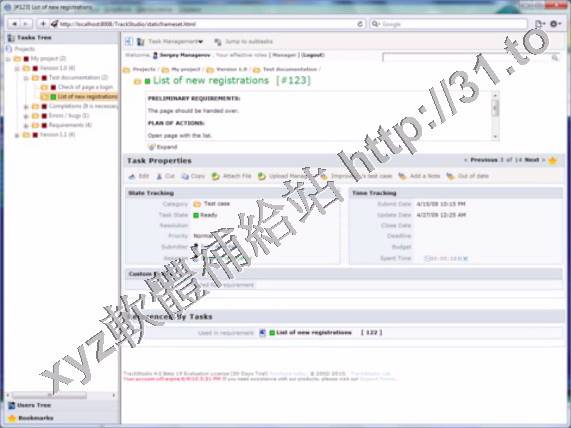 TrackStudio Enterprise v4.0.17 英文正式版(問題追蹤和bug追蹤系統軟體)