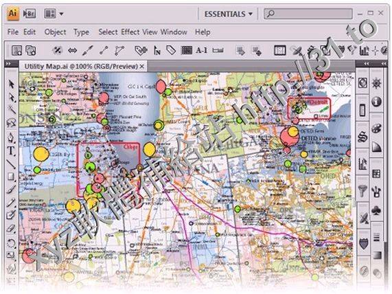 Avenza MAPublisher for Adobe Illustrator v9.8.1 英文正式版(矢量和柵格地圖創建軟體)