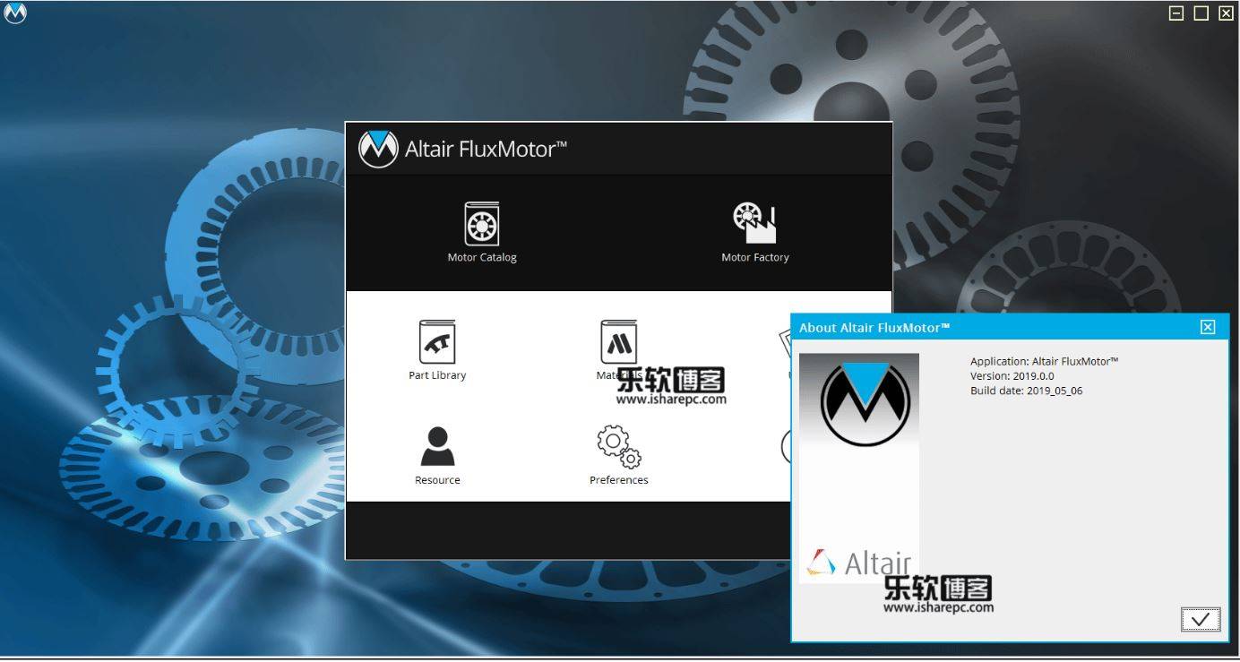 Altair FluxMotor 2019.0.0 馬達設計 英文版(DVD版)