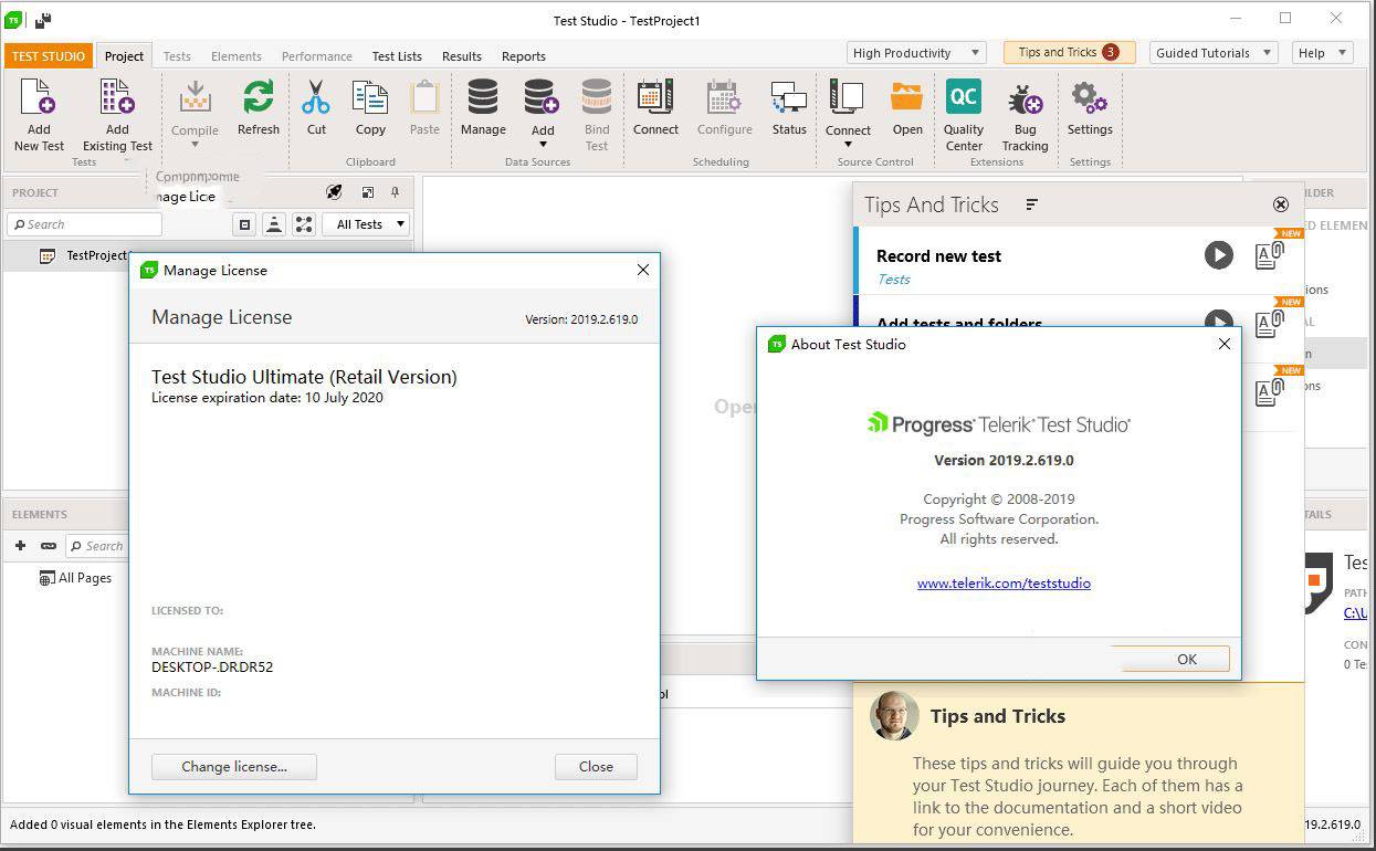 Telerik Test Studio 2019.2+Dev Edition 自動化測試軟體 英文版(DVD版)