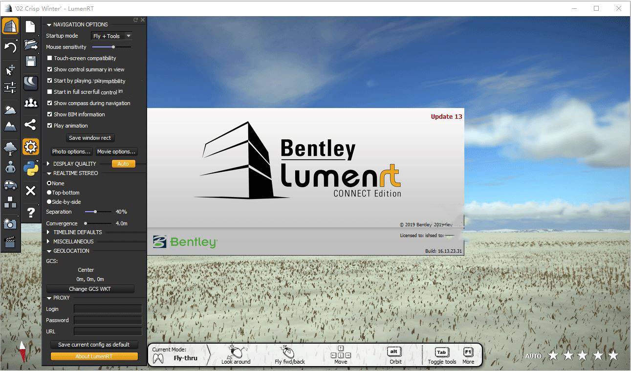 Bentley LumenRT Connect Edition Update 13 v16.13 實景建模工具 英文版(DVD版)