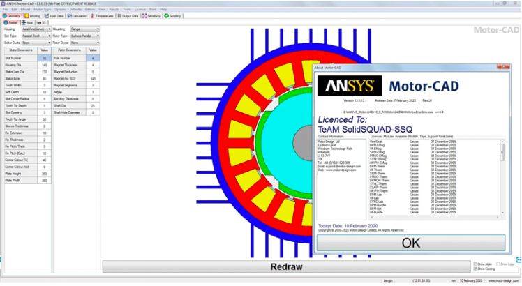 ANSYS Motor-CAD 14.1.5 馬達電機設計 英文版