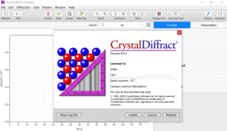 CrystalDiffract 6.8.3 晶體結構視覺化 英文版(DVD版)