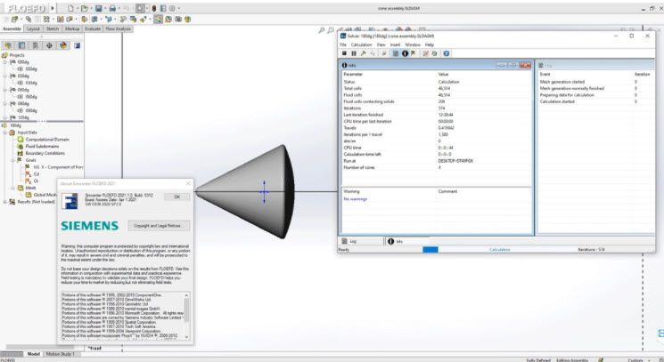 Siemens Simcenter FloEFD 2021.2.1 熱流模擬分析 英文版(2DVD)