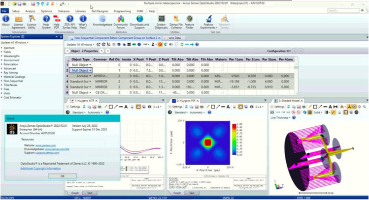 ANSYS Zemax OpticStudio 2022 R2.02 光學及照明設計 英文版