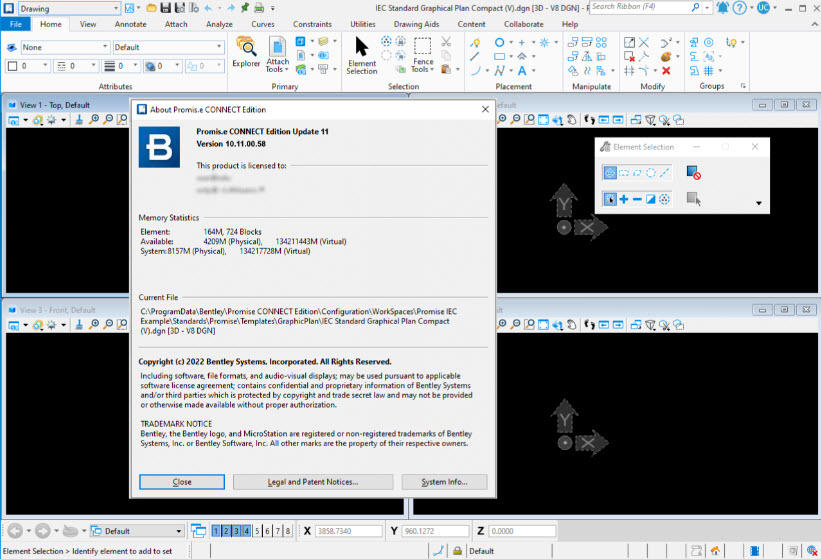 Bentley Promis.e CONNECT Edition Update 13 v10.13.00.049 電氣系統設計 英文版(2DVD)