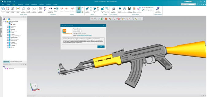 Siemens Tecnomatix Process Simulate 2307 生產線流程模擬 英文版