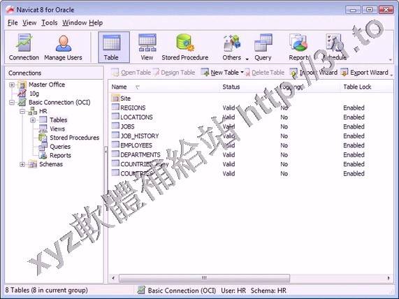 PremiumSoft Navicat for Oracle Enterprise Edition v10.0.11 英文正式版(數據庫管理和開發軟體)