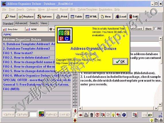 PrimaSoft Address Organizer Deluxe v3.9 英文正式版(強大而靈活的數據庫軟體)