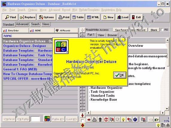 PrimaSoft Hardware Organizer Deluxe v3.9 英文正式版(數據庫管理軟體)