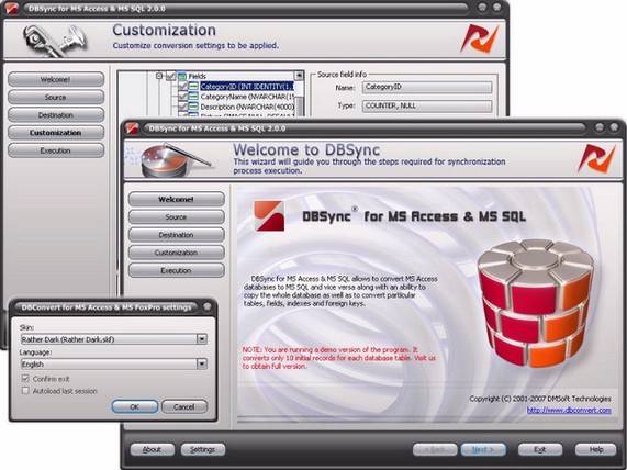 DMSoft DBSync for Oracle and PostgreSQL v1.2.0 英文正式版(數據庫轉換工具軟體)
