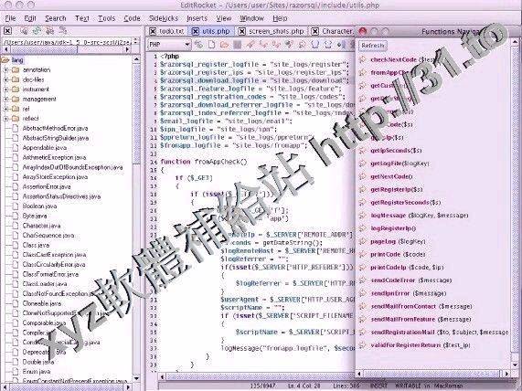 Richardson Software EditRocket v4.4.1 Solaris 英文正式版(源代碼編輯器和文本編輯器軟體)