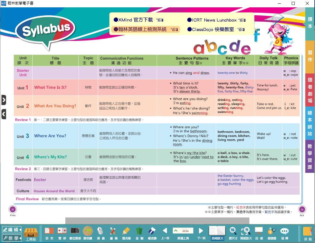 108學年下學期 國小 翰林版 英語電子書 Dino on the Go! 第4冊(課本、習作含解答) 教學光碟DVD版