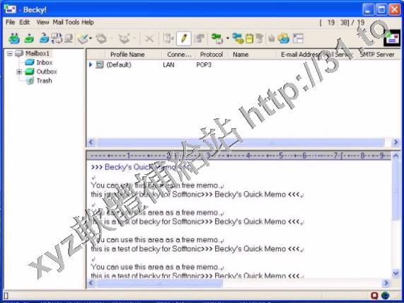 RimArts Becky Internet Mail v2.62.00 英文正式版(E-mai用戶端軟體)