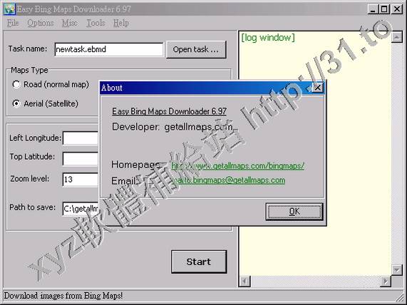 GetAllMaps Easy Bing Maps Downloader v7.12 英文正式版(bing地圖下載軟體)