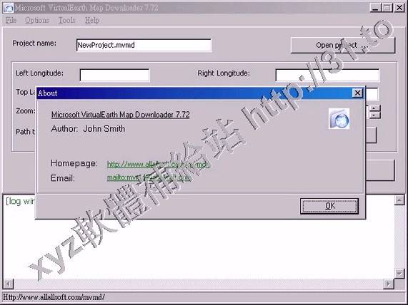 Allallsoft Microsoft VirtualEarth Map Downloader v7.85 英文正式版(衛星地圖下載軟體)