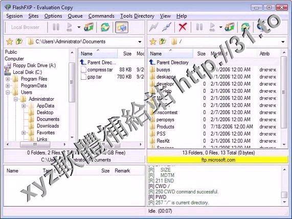 OpenSight Software FlashFXP v5.1.0.3861 英文正式版(FTP軟體)