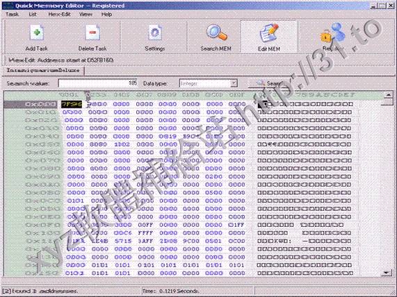 Softcows Quick Memory Editor v5.7 英文正式版(遊戲修改軟體)
