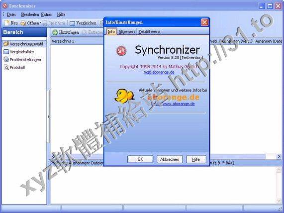Aborange Synchronizer v8.30 German 英文正式版(同步和備份軟體軟體)