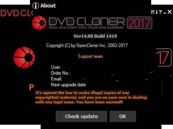 OpenCloner DVD-Cloner 2017 v14.20 英文正式版(品質DVD複製軟體)
