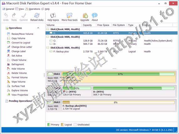 Macrorit Partition Expert Portable v4.3.5 Win86 英文正式版(磁盤分區管理軟體)