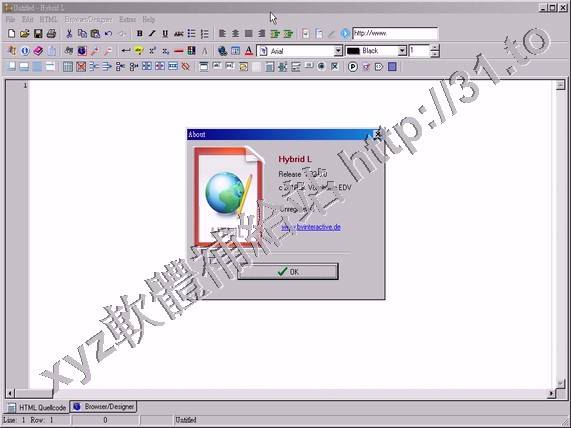 Hybrid L v2.0.0.4 英文正式版(HTML編輯器軟體)