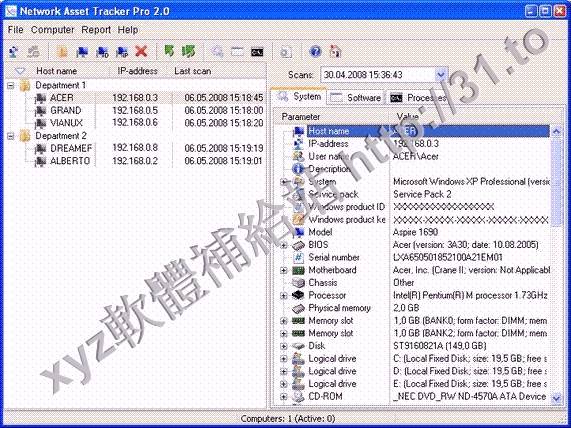 Network Asset Tracker Pro v3.10 英文正式版(網路資產跟蹤軟體)