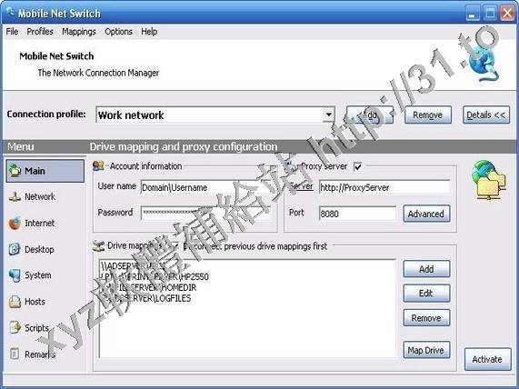 Mobile Net Switch v4.0.3 英文正式版(迅速改變IP及多項設置的利器軟體)