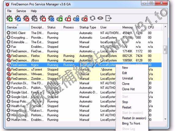 FireDaemon Pro v3.13.2747 x86 英文正式版(非常好的服務器軟體)