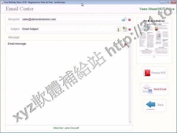 Your Birthday News v5.94 Happy 16th Birthday 英文正式版(創建和列印個性化軟體)