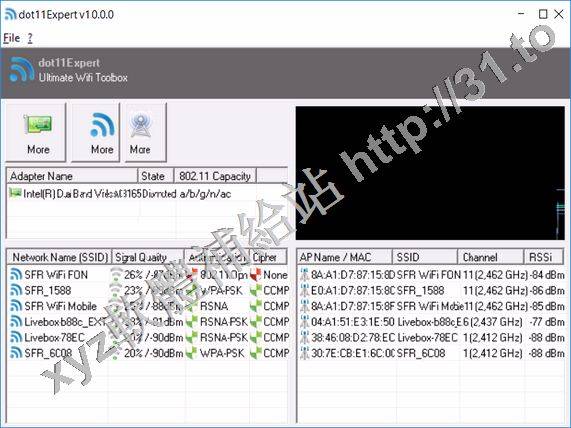 KC Softwares dot11Expert v1.3.0.9 英文正式版(故障排除你的無線局域網軟體