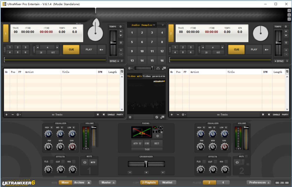 UltraMixer Pro Entertain 6.1.4 DJ混音軟體 英文版