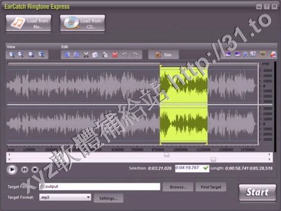MeMedia EarCatch Ringtone Express v5.0.1 英文正式版(專業手機鈴聲製作軟體)