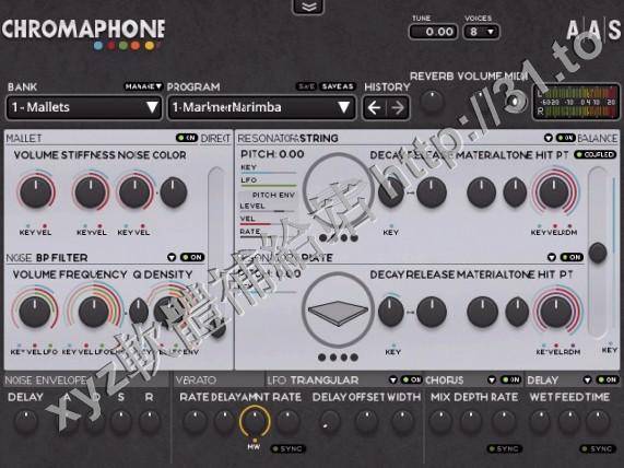 Applied Acoustics Chromaphone v1.0.2 WIN OSX 英文正式版(打擊樂合成器軟體)