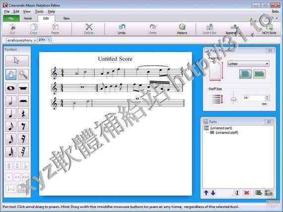 NCH Crescendo Masters Music Notation Software v2.0.Beta 英文正式版(音樂制譜軟體)